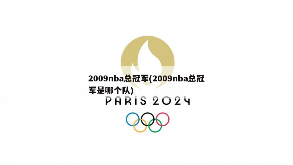 2009nba总冠军(2009nba总冠军是哪个队)