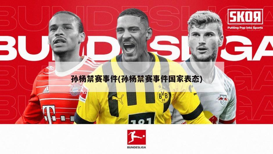 孙杨禁赛事件(孙杨禁赛事件国家表态)